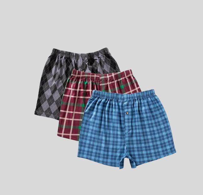 (Dice) بوكسر رجالي قطني مطبوع