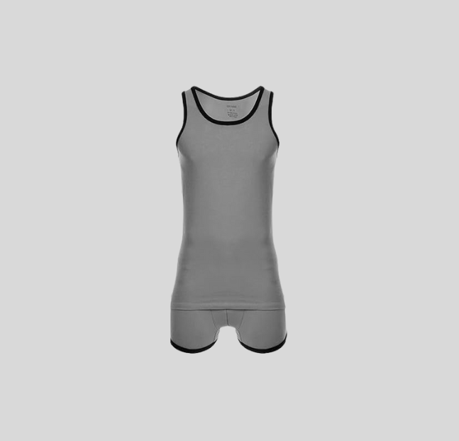 طقم فانلة و بوكسر ساده رجالي(Cottonil)