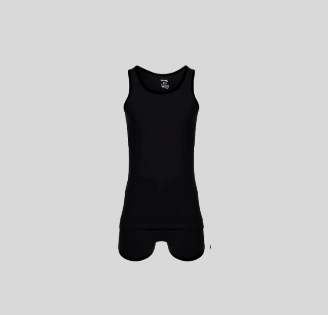 طقم فانلة و بوكسر ساده رجالي(Cottonil)