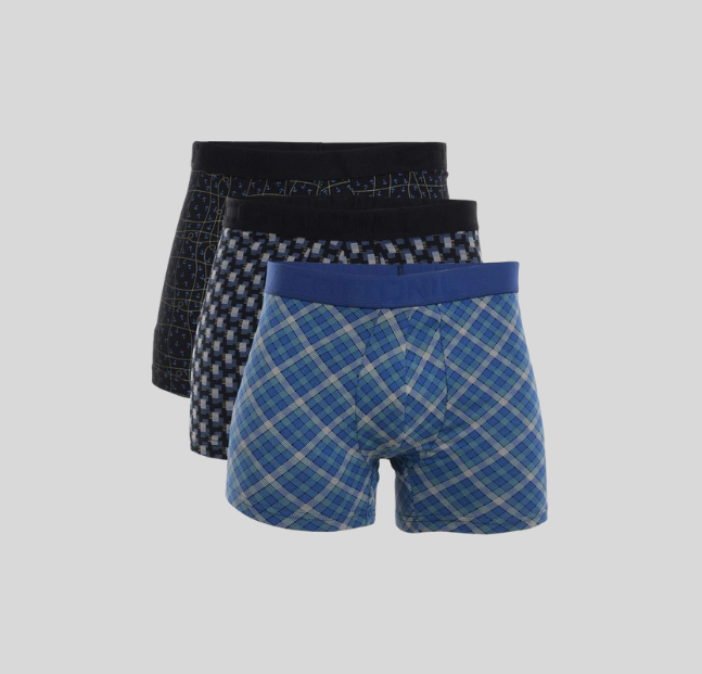 بوكسر ديزاين رجالي(Cottonil)٣ قطع