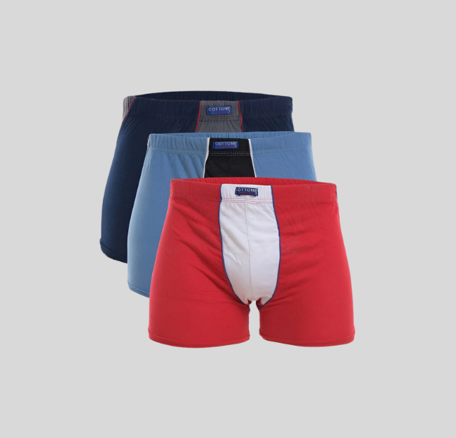 (Cottonil)٣ قطع بوكسر ديجيتال رجالي