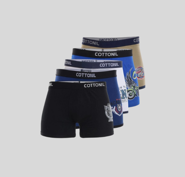 بوكسر ريلاكس رجالي(Cottonil)٣ قطع