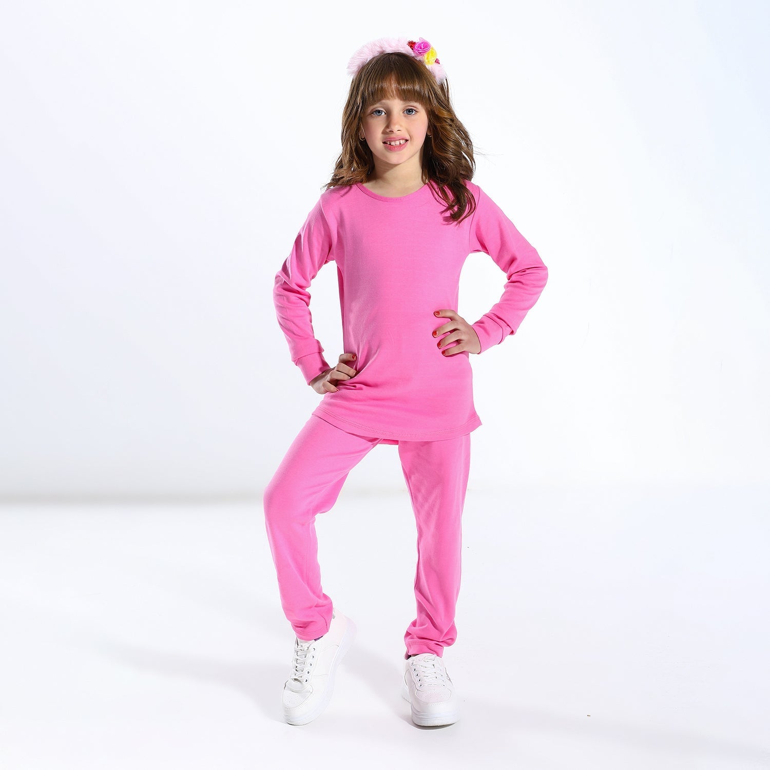 (Cottonil) طقم دفايه شتوي بناتي