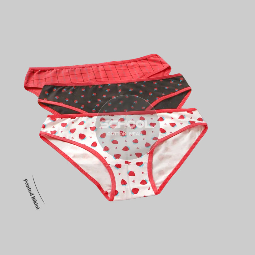Printed Bikini(school)٣ قطع