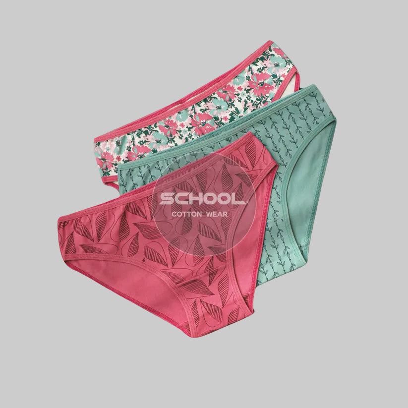 Printed Bikini(school)٣ قطع