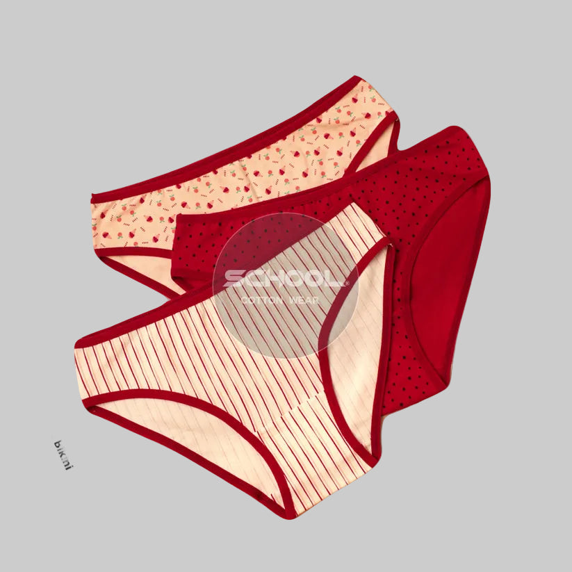 Printed Bikini(school)٣ قطع