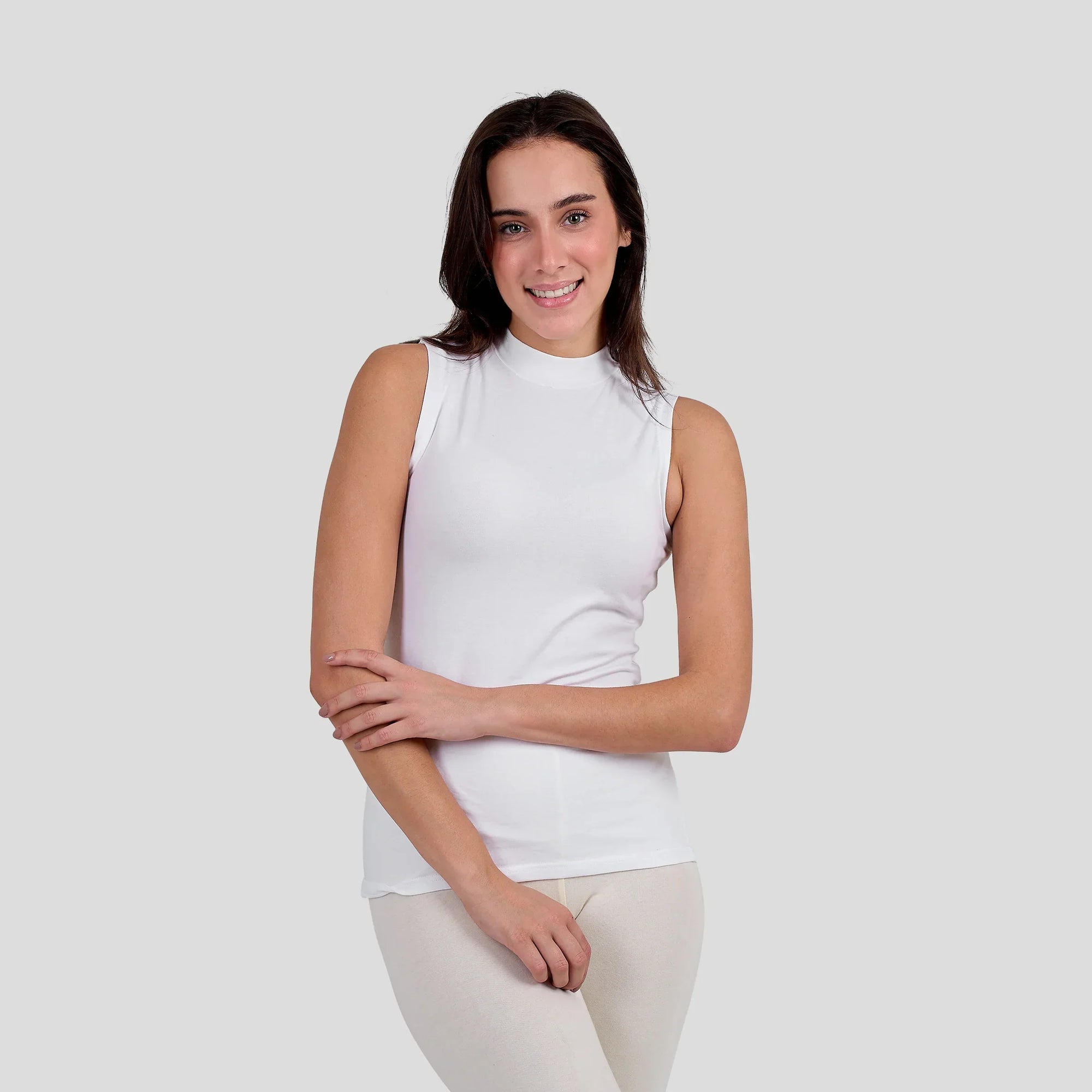 حمالة قطنية بناتي عريضة برقبة عالية (Dice)