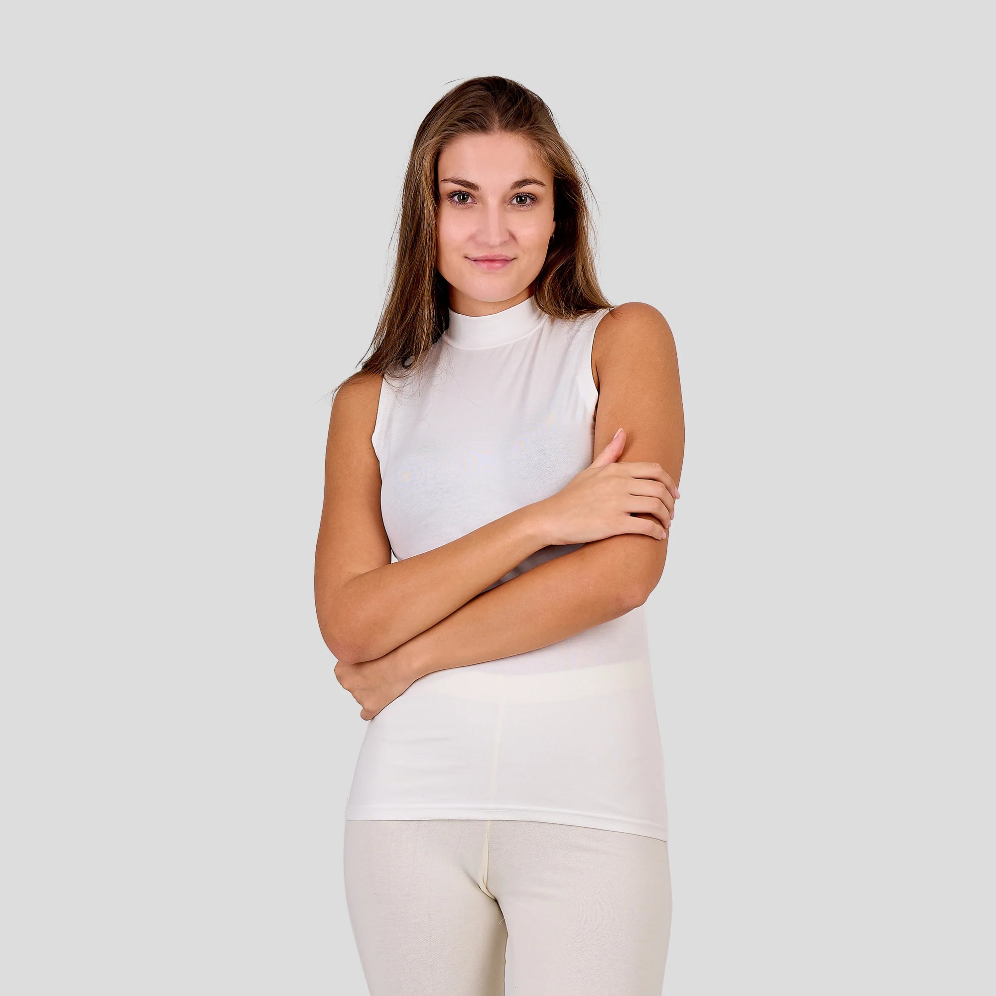 حمالة قطنية بناتي عريضة برقبة عالية (Dice)