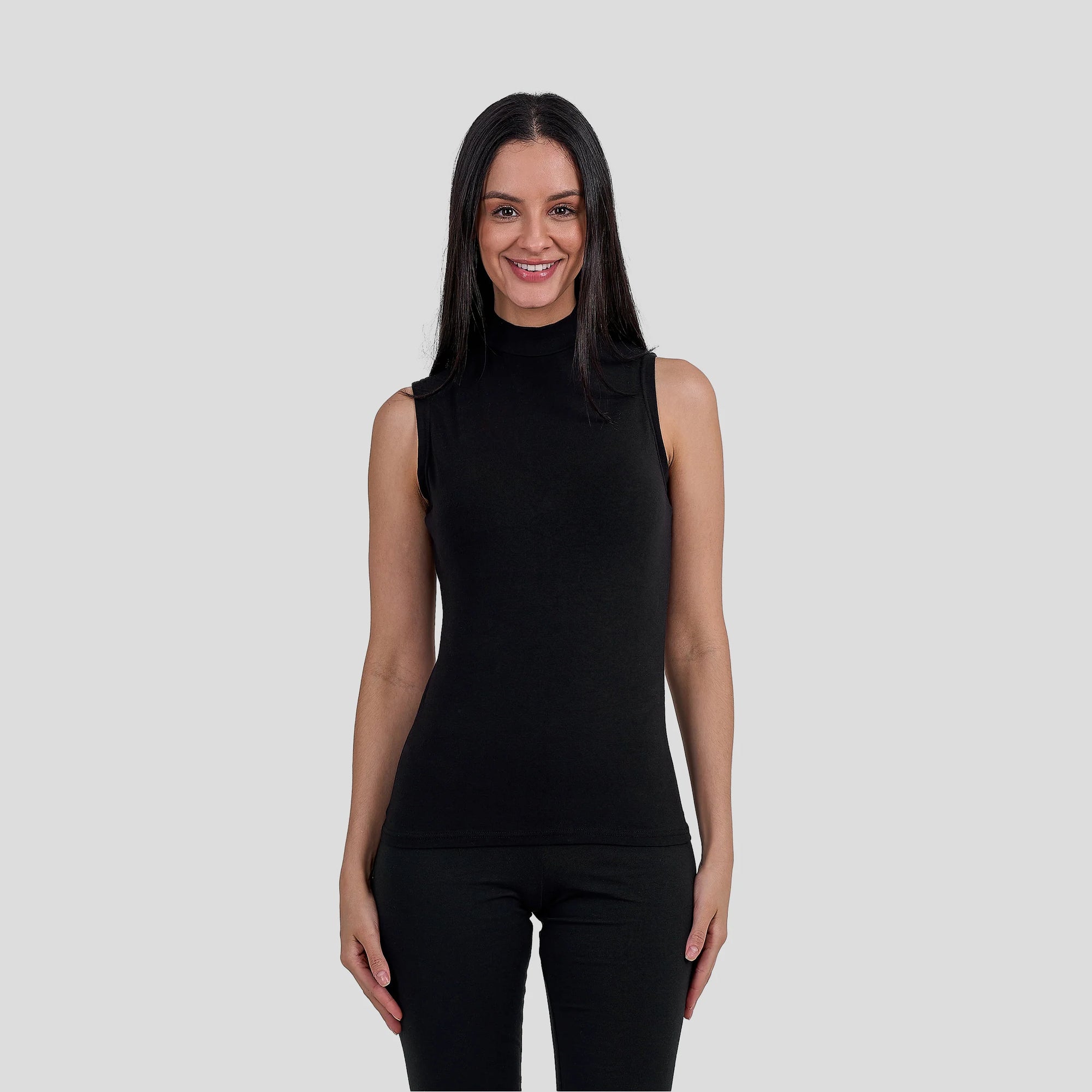 حمالة قطنية بناتي عريضة برقبة عالية (Dice)