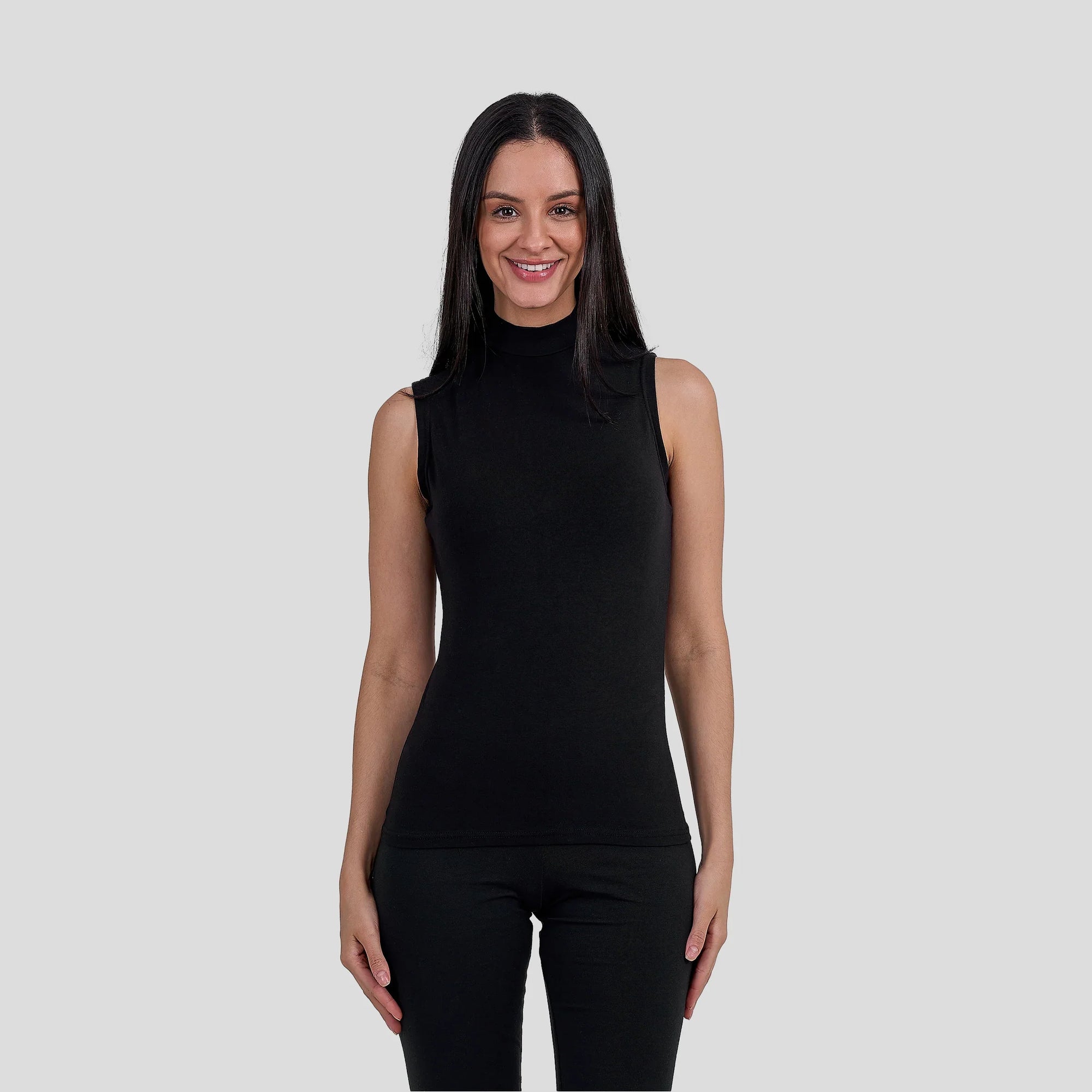 حمالة قطنية بناتي عريضة برقبة عالية (Dice)