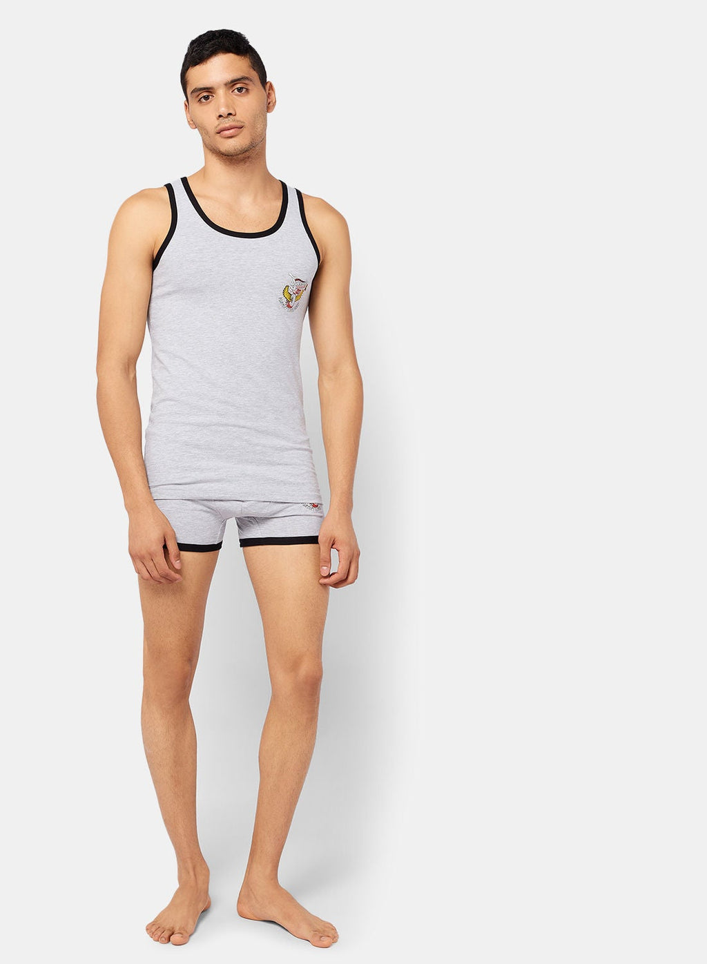 طقم فانلة و بوكسر ريلاكس رجالي(Cottonil)