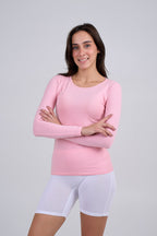 Long Sleeve Top-Round Neck (Dice)