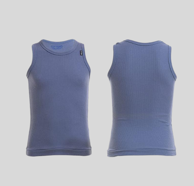 فانلة دربي مضلعة(Cottonil)٣ قطع