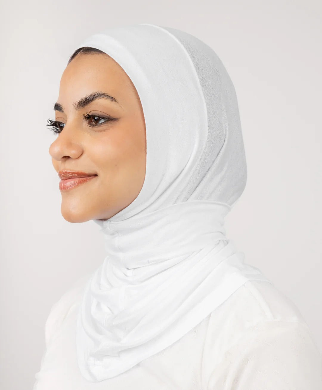 Soft Fabric Clips Cap - (le voile)  ٣ قطع