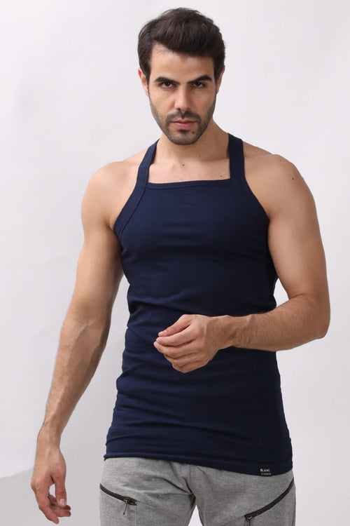 "Square Sleeveless Undershirt  - Blanc"
