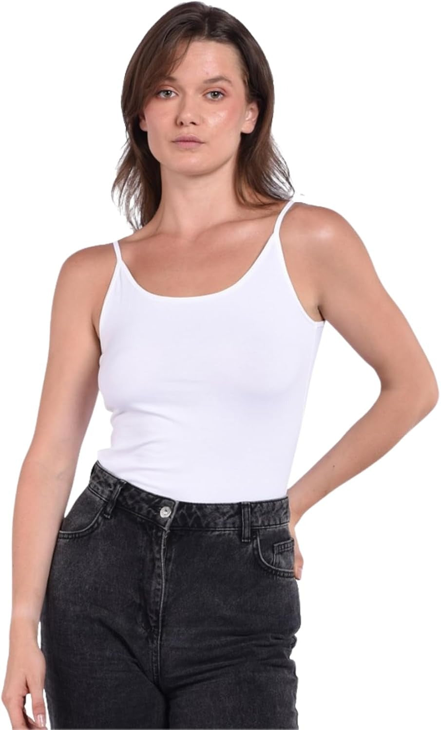 cotton Thin Strap Top - Comodo