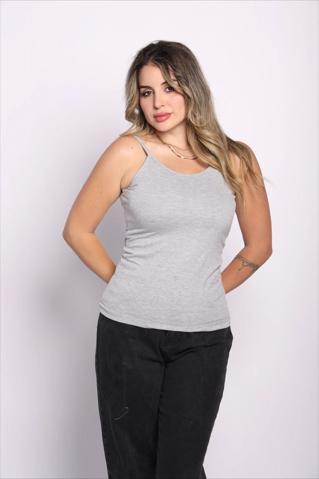 Spaghetti Strap Top - blanc