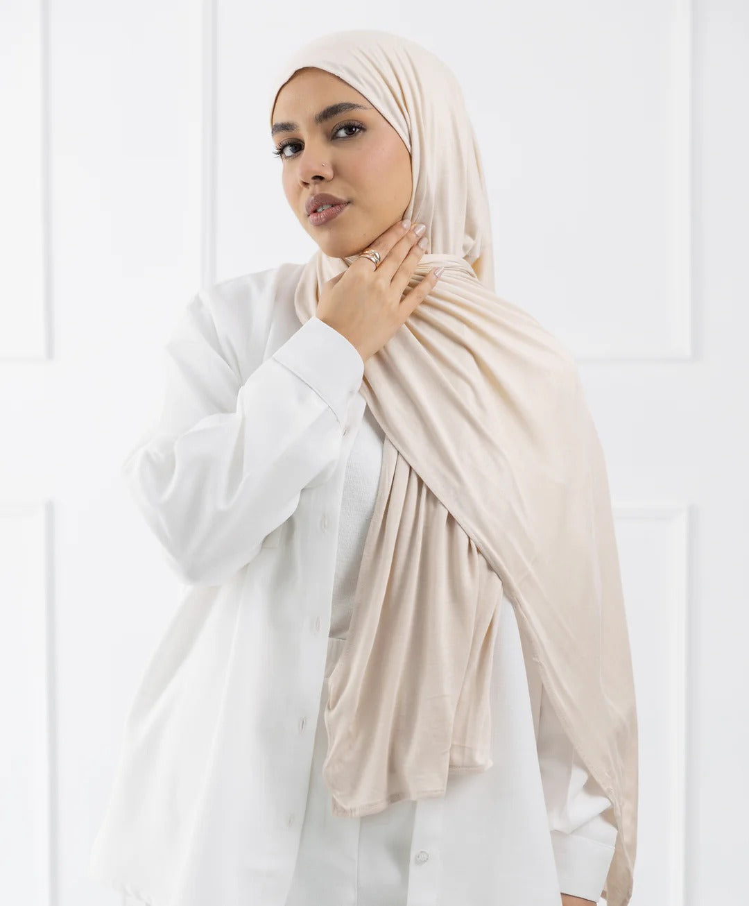 طرحة قطن (مقاس صغير) -  (le voile)  ٣ قطع