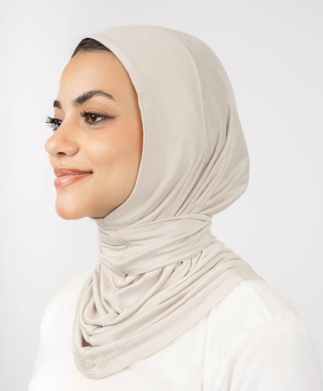 Soft Fabric Clips Cap - (le voile)  ٣ قطع