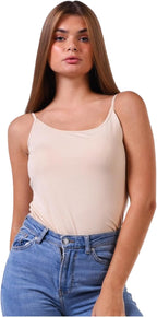 cotton Thin Strap Top - Comodo