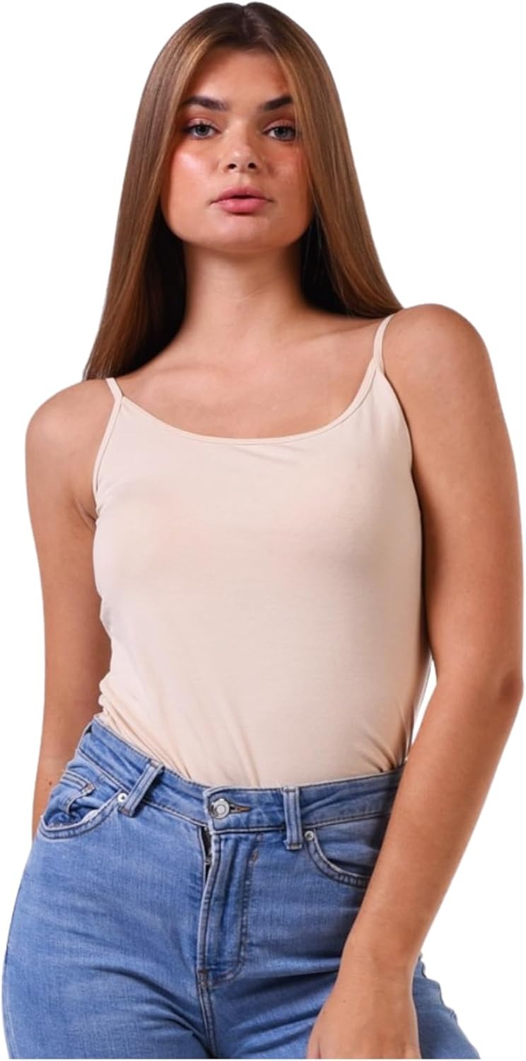 cotton Thin Strap Top - Comodo