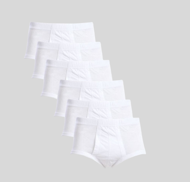 (Cottonil) ٣قطع سليب رجالي بيضاء