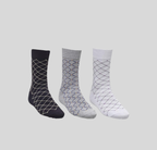 (Cottonil) ٣ قطع شراب رجالى كلاسيك طويل