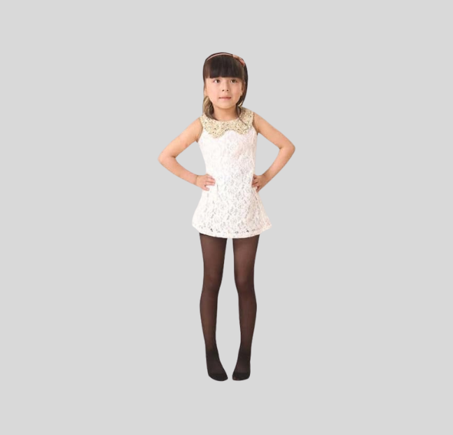 Crystal Tights for Girls - Silvy
